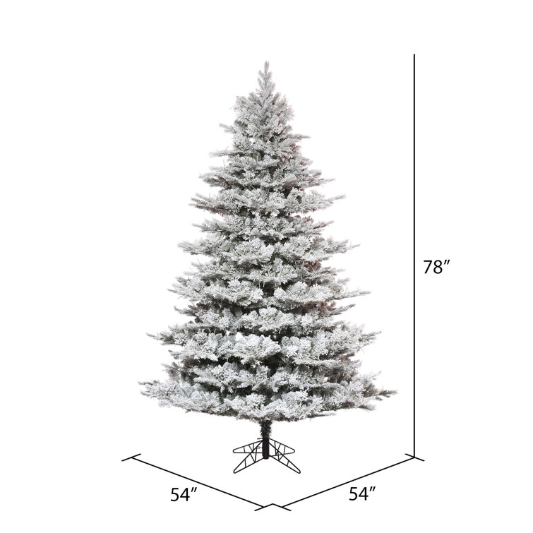 Vickerman Kiana Flocked Pine Full Artificial Christmas Tree & Reviews